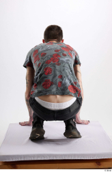 Man White Underweight Male Studio Poses